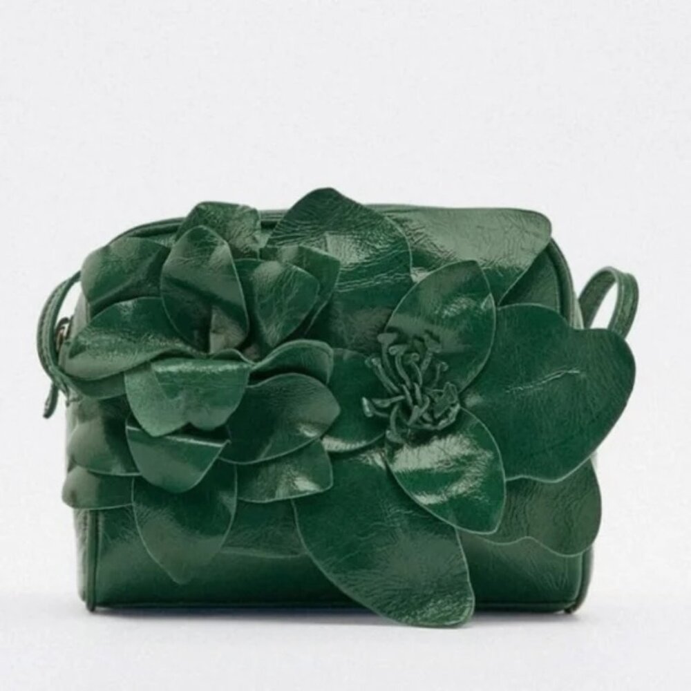 Zara Leather Crossbody Bag